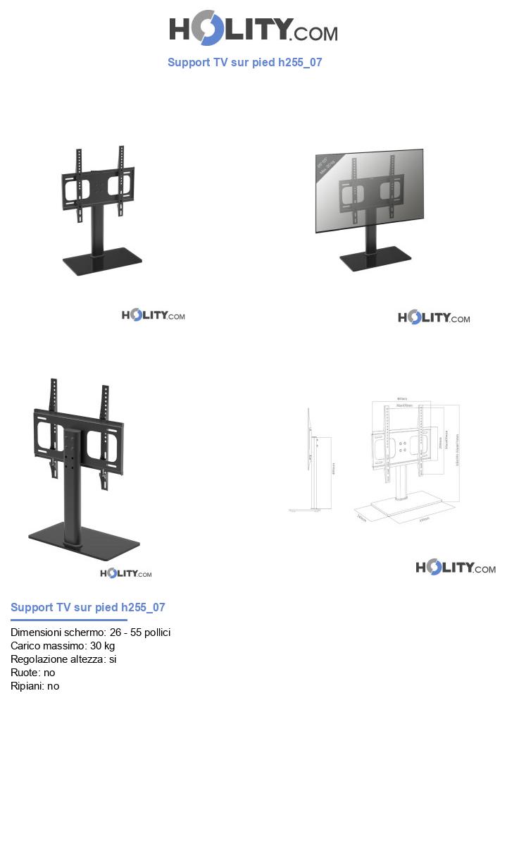 Support TV sur pied h255_07