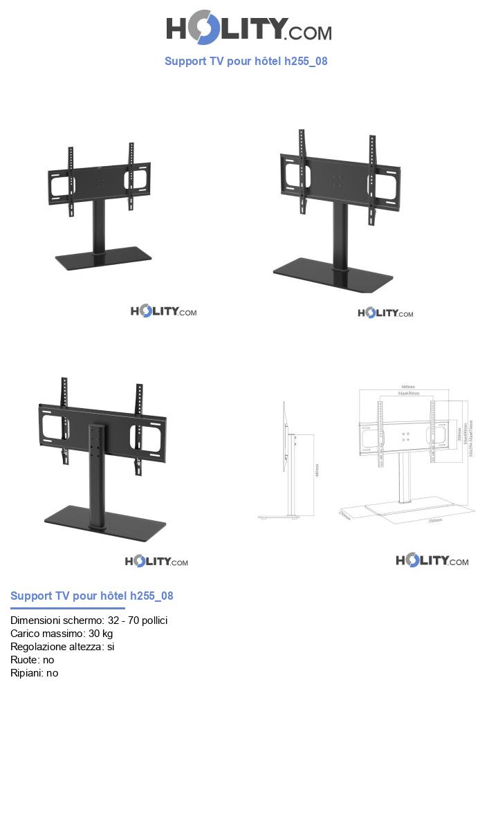 Support TV pour hôtel h255_08