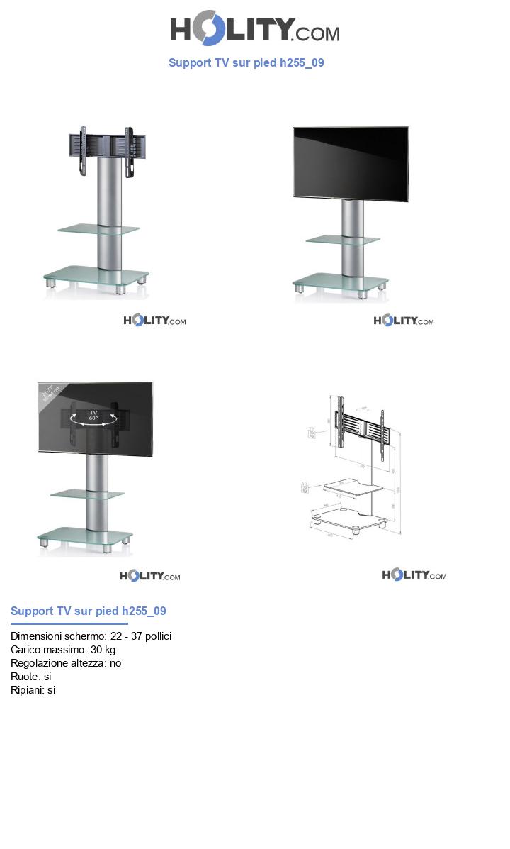 Support TV sur pied h255_09