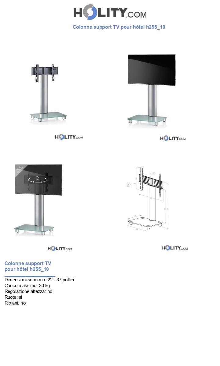 Colonne support TV pour hôtel h255_10