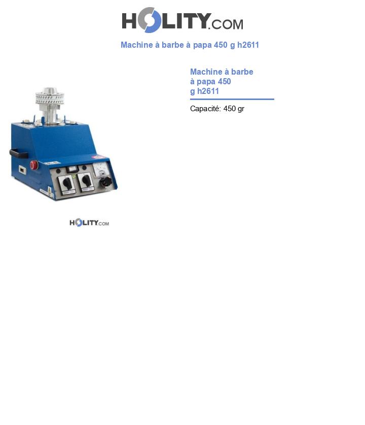 Machine à barbe à papa 450 g h2611