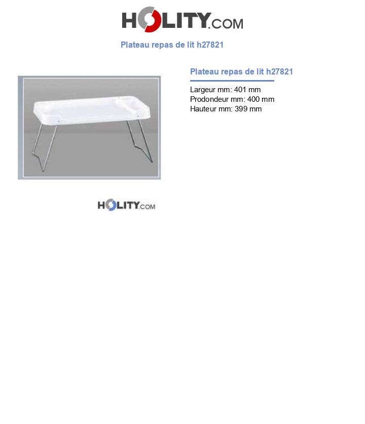 Plateau repas de lit h27821