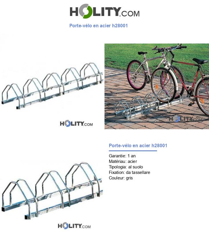 Porte-vélo en acier h28001