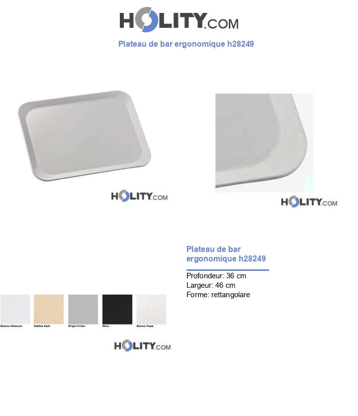 Plateau de bar ergonomique h28249
