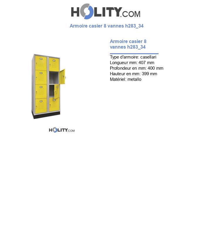 Armoire casier 8 vannes h283_34