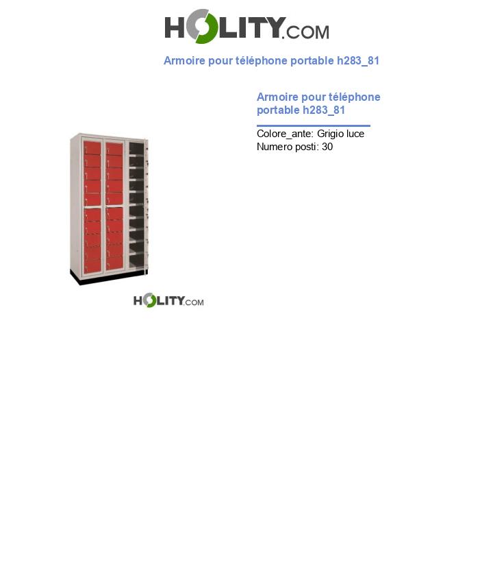 Armoire pour téléphone portable h283_81