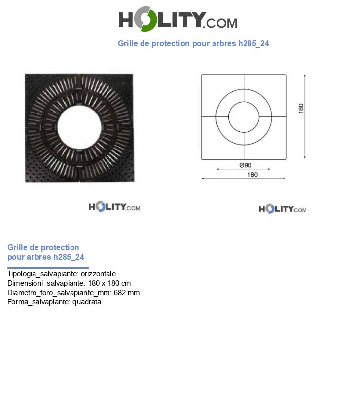 Grille de protection pour arbres h285_24