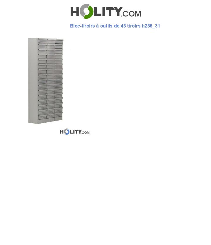 Bloc-tiroirs à outils de 48 tiroirs h286_31