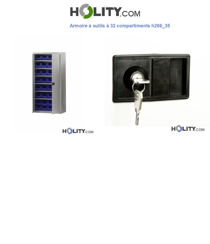 Armoire à outils à 32 compartiments h286_35