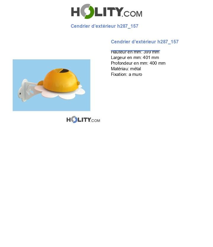 Cendrier d’extérieur h287_157