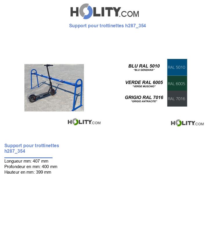 Support pour trottinettes h287_354