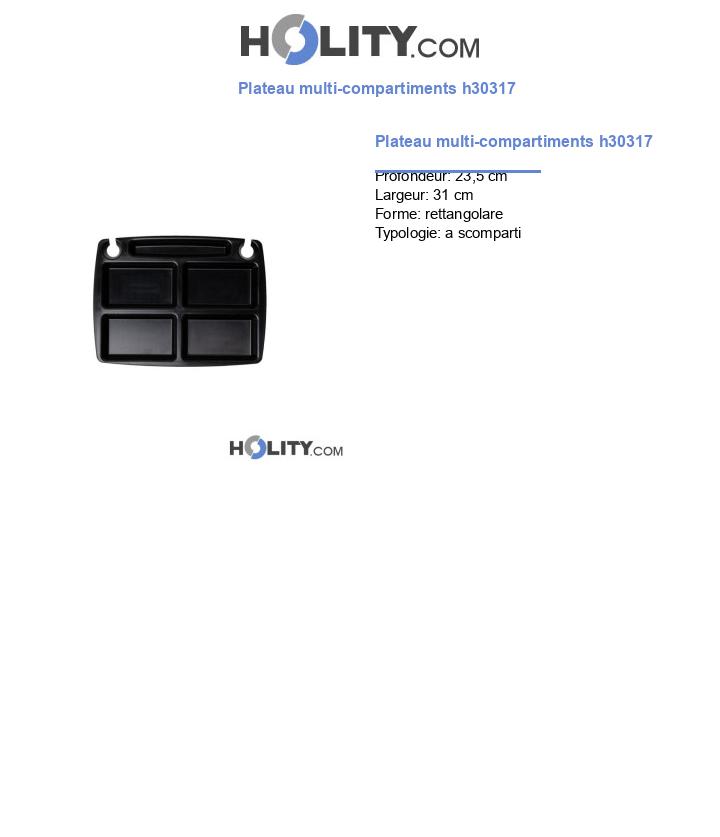 Plateau multi-compartiments h30317