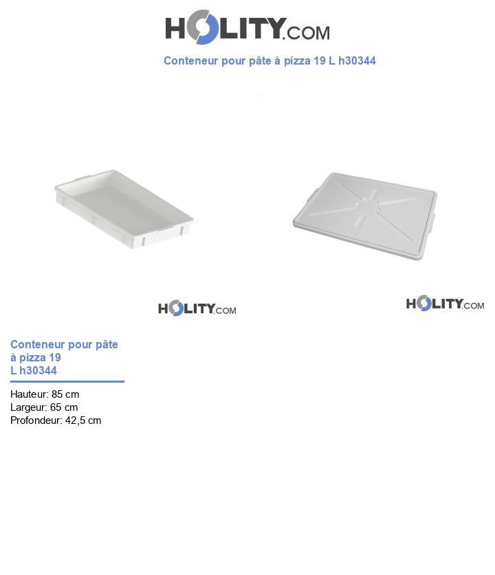 Conteneur pour pâte à pizza 19 L h30344