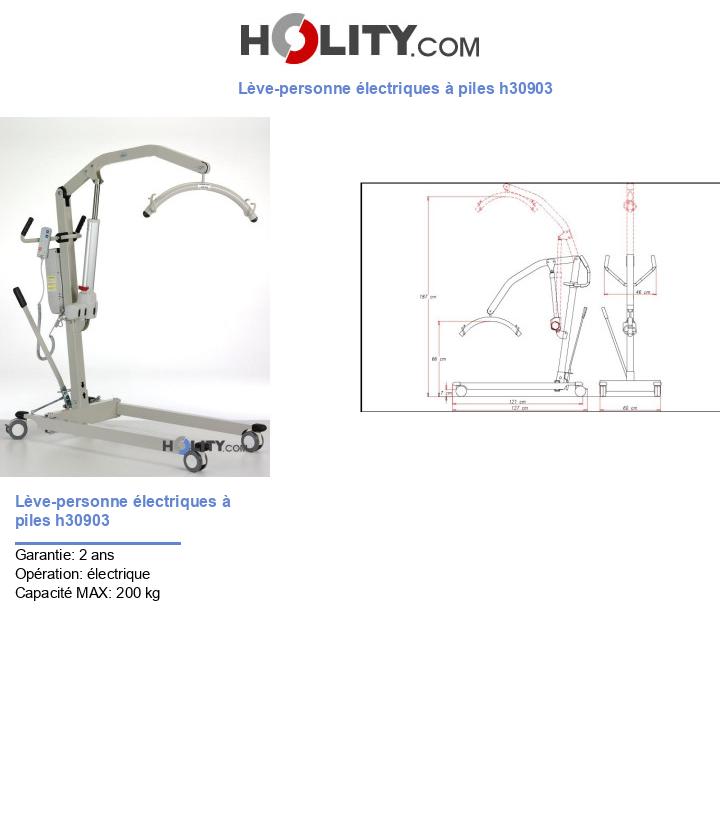 Lève-personne électriques à piles h30903