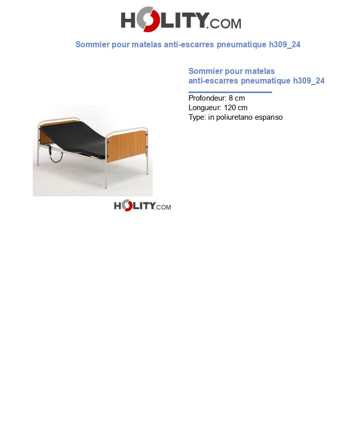 Sommier pour matelas anti-escarres pneumatique h309_24