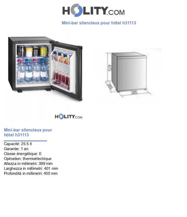 Minibar per hotel silenzioso h31113