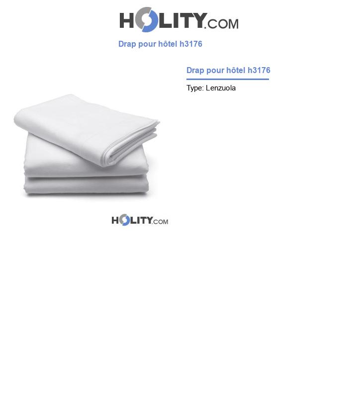 Drap pour hôtel h3176