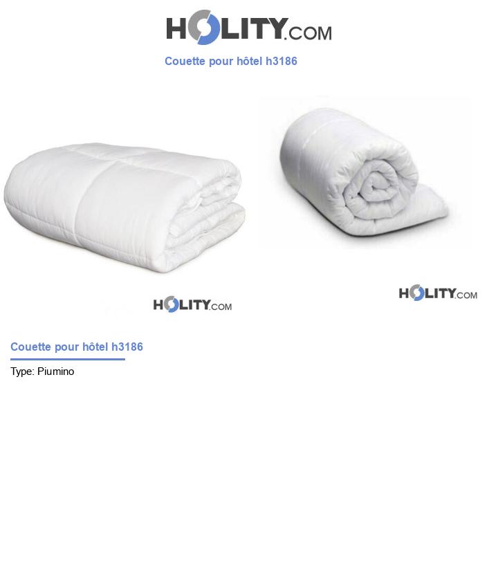 Couette pour hôtel h3186