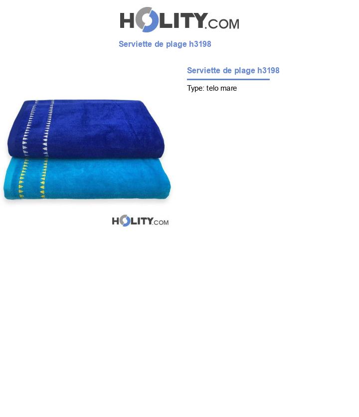 Serviette de plage h3198