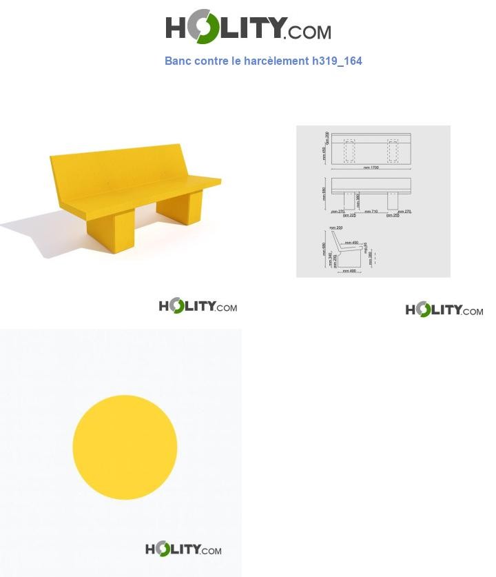 Banc contre le harcèlement h319_164