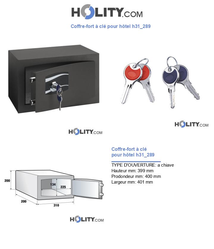 Coffre-fort à clé pour hôtel h31_289