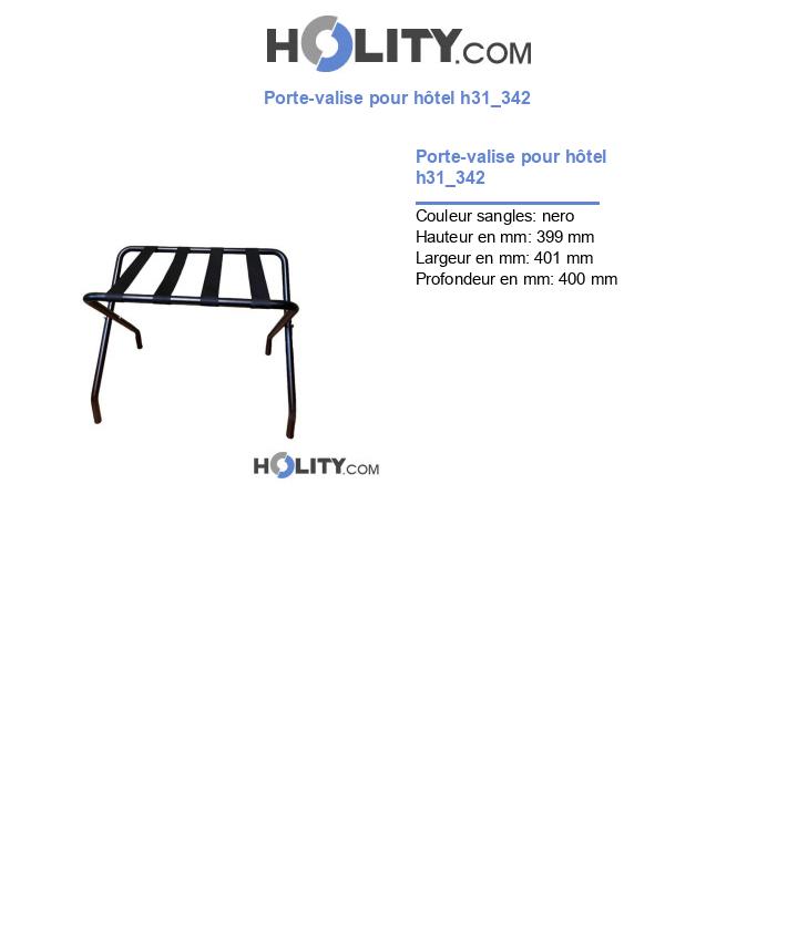 Porte-valise pour hôtel h31_342