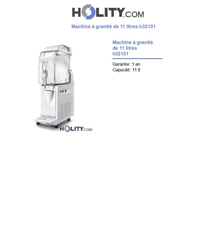 Machine à granité de 11 litres h32101