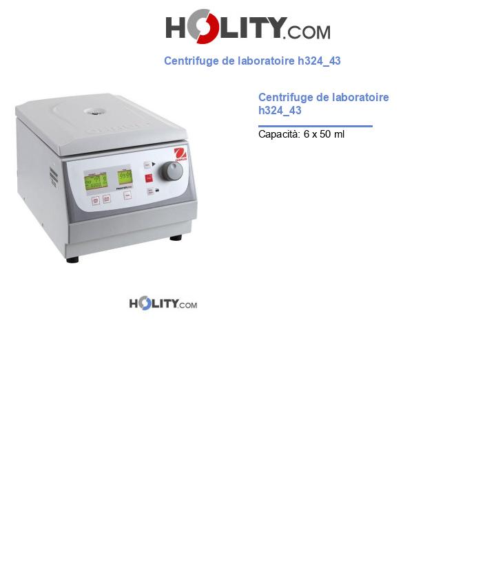 Centrifuge de laboratoire h324_43
