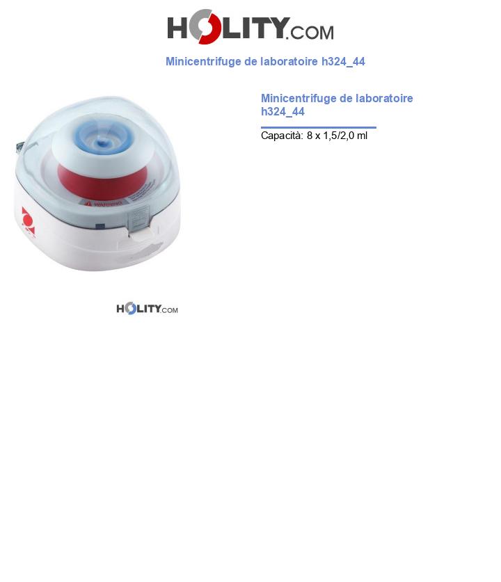 Minicentrifuge de laboratoire h324_44