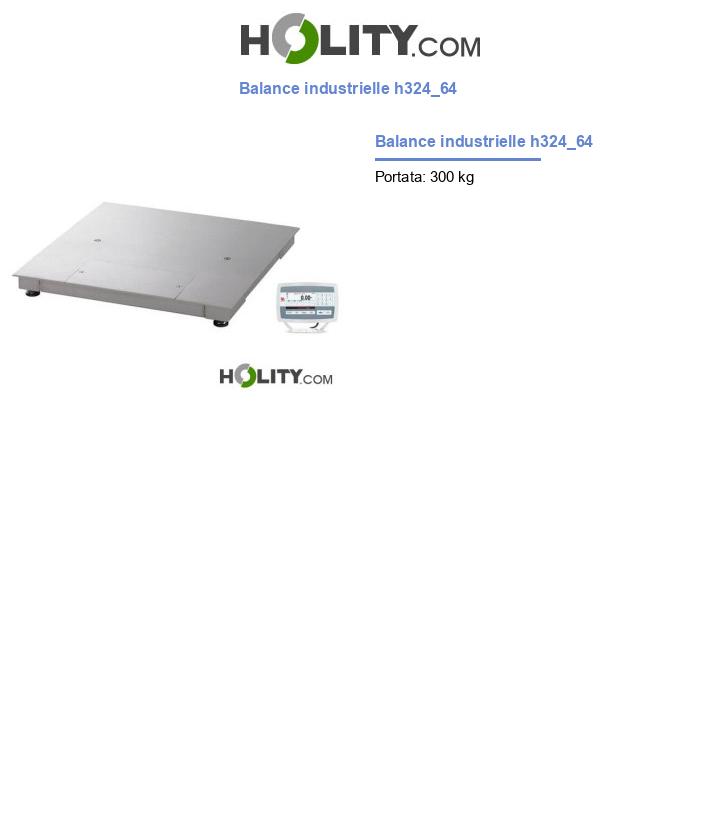 Balance industrielle h324_64