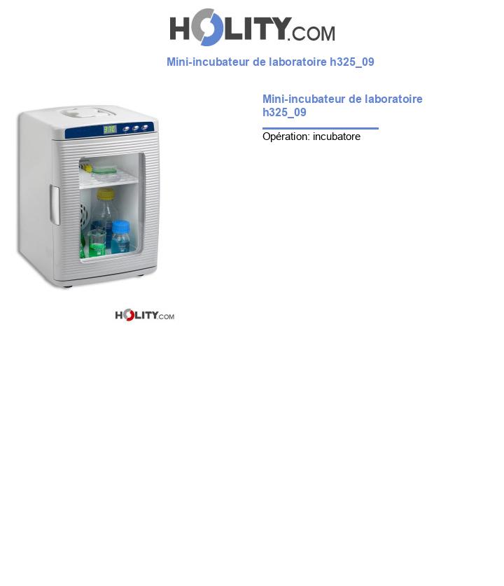 Mini-incubateur de laboratoire h325_09