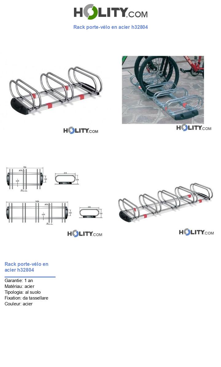 Rack porte-vélo en acier h32804