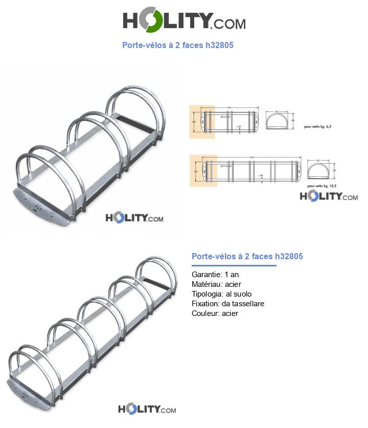 Porte-vélos à 2 faces h32805