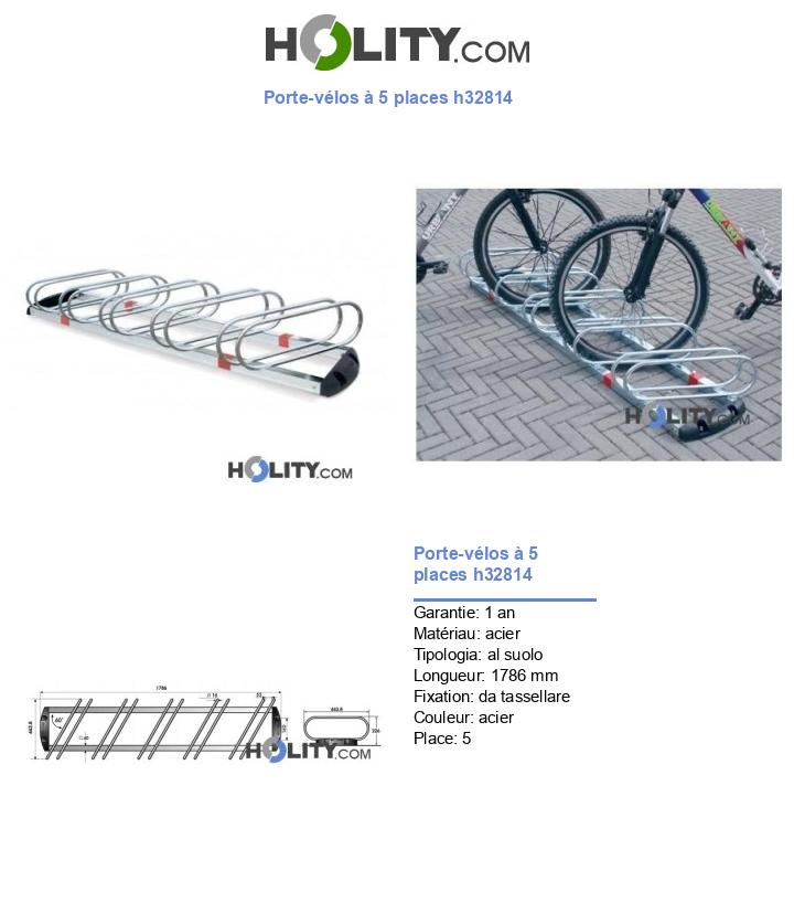 Porte-vélos à 5 places h32814