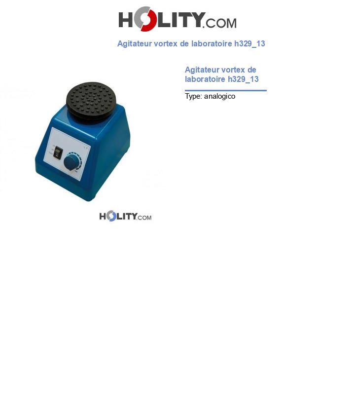 Agitateur vortex de laboratoire h329_13