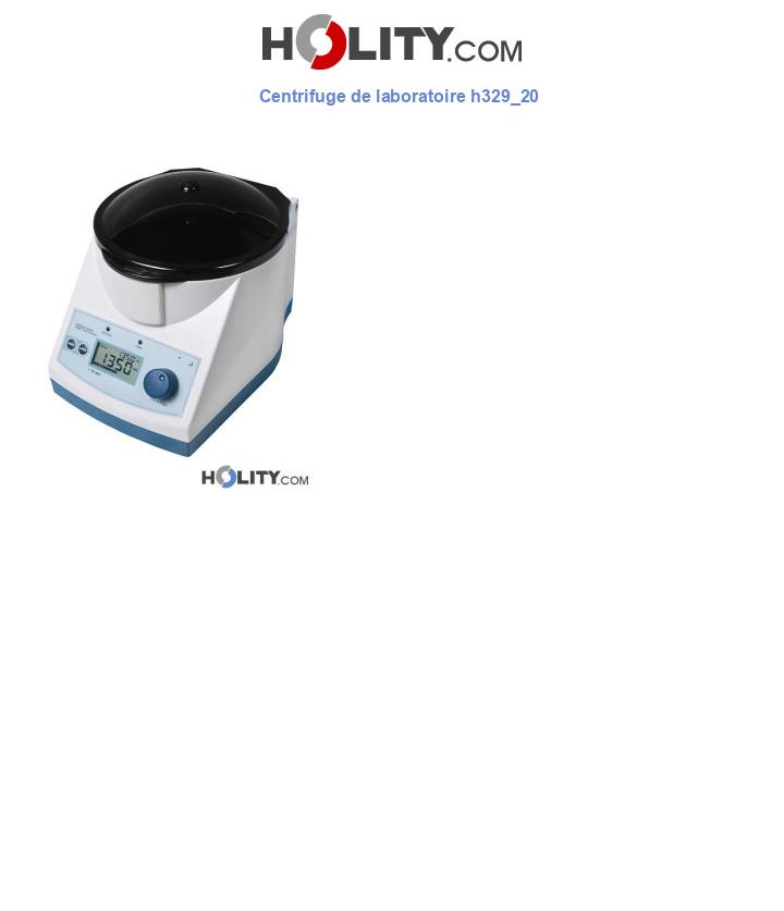 Centrifuge de laboratoire h329_20