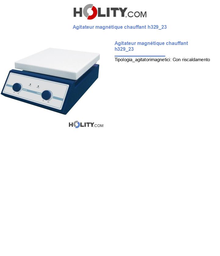 Agitateur magnétique chauffant h329_23