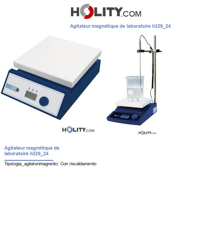 Agitateur magnétique de laboratoire h329_24