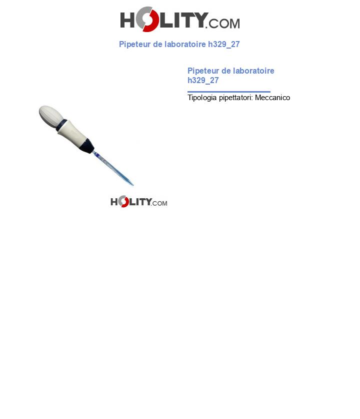 Pipeteur de laboratoire h329_27