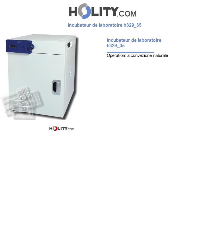 Incubateur de laboratoire h329_35