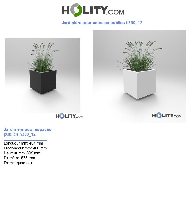 Jardinière pour espaces publics h330_12