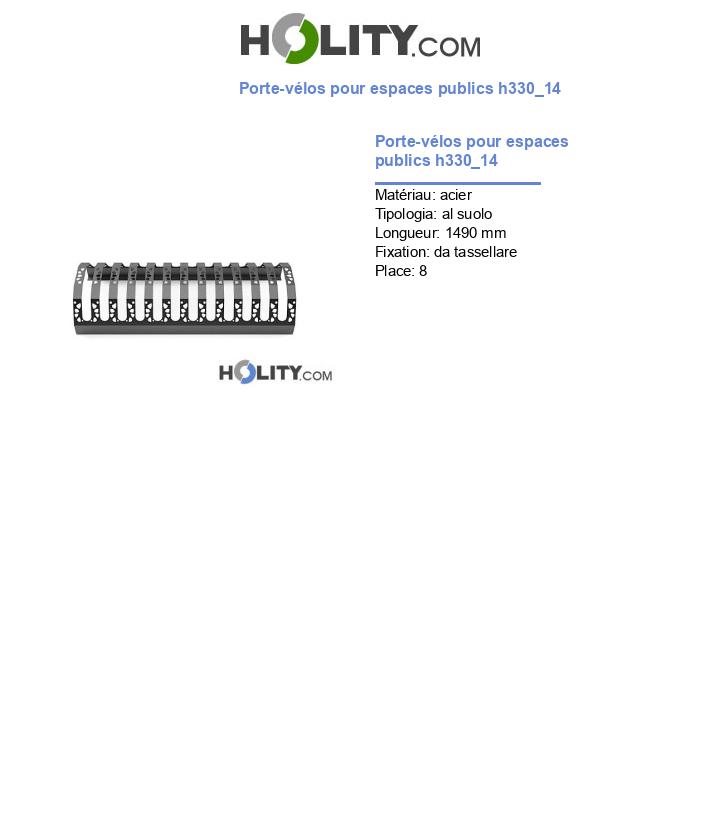 Porte-vélos pour espaces publics h330_14
