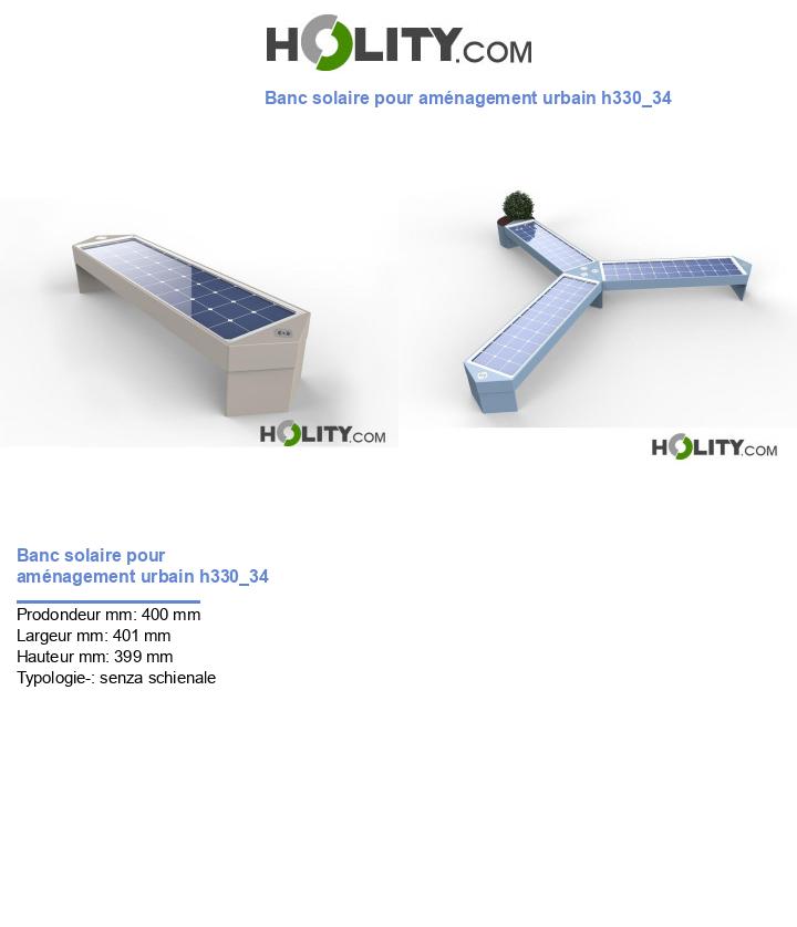 Banc solaire pour aménagement urbain h330_34