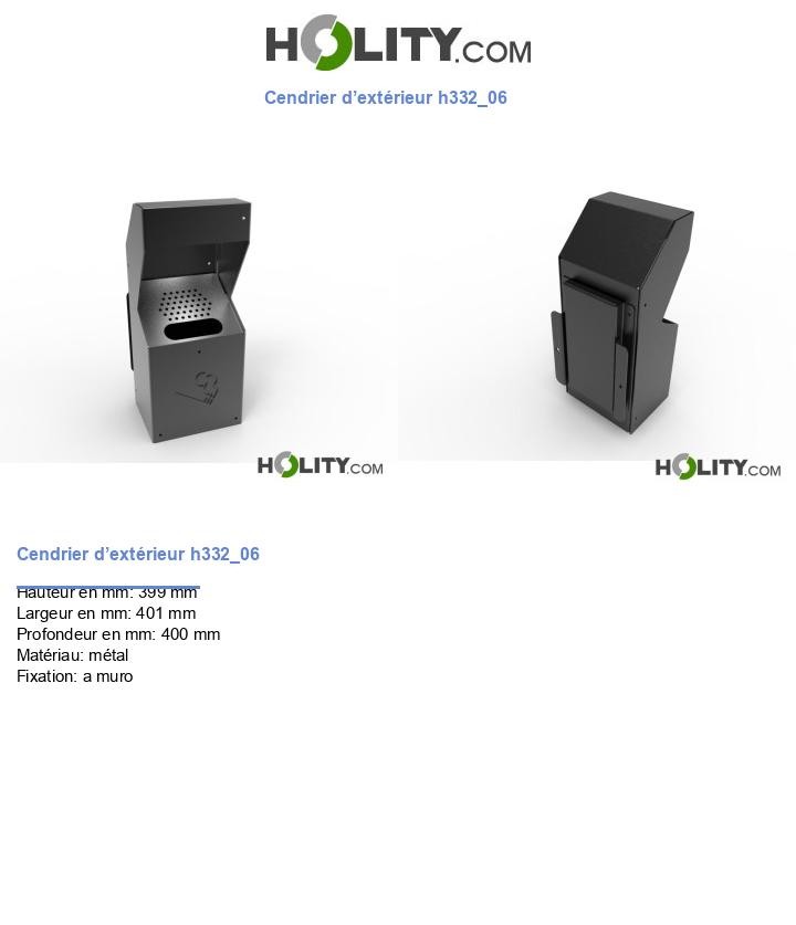 Cendrier d’extérieur h332_06
