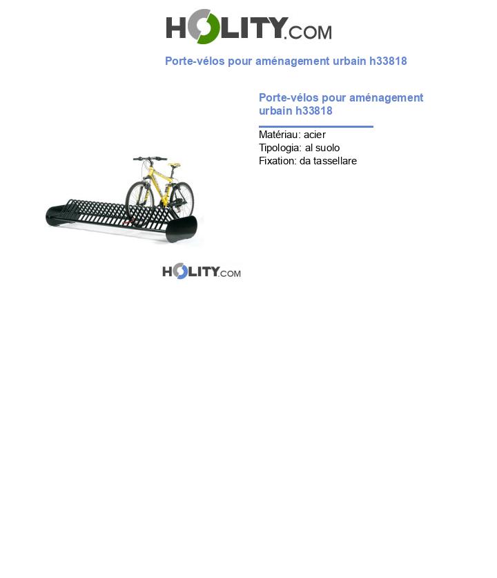 Porte-vélos pour aménagement urbain h33818