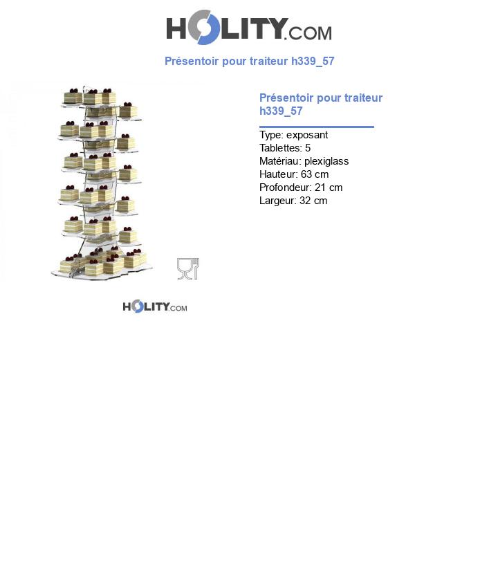 Présentoir pour traiteur h339_57