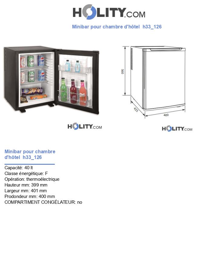 Minibar pour chambre d'hôtel  h33_126