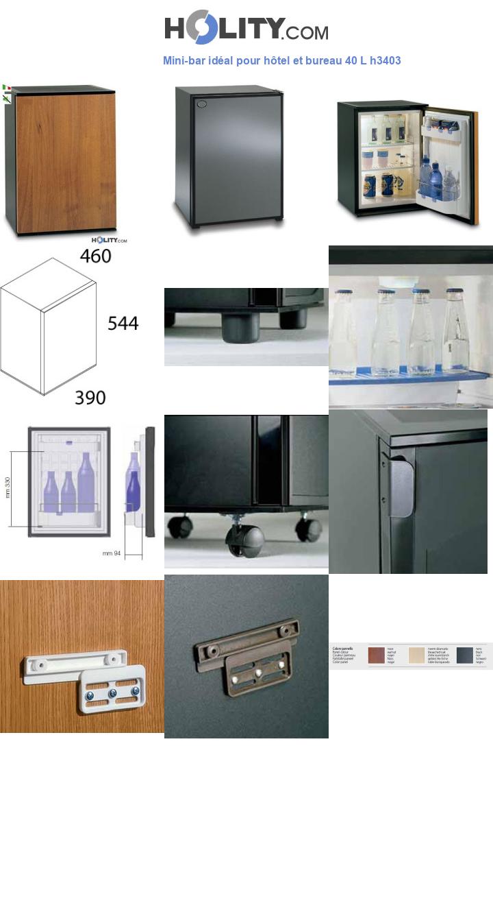 Mini-bar idéal pour hôtel et bureau 40 L h3403