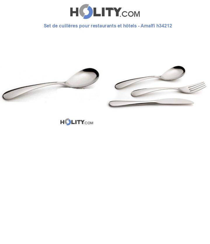 Set de cuillères pour restaurants et hôtels - Amalfi h34212