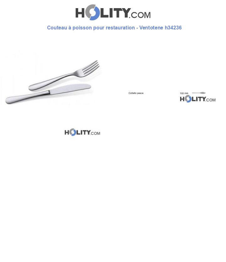 Couteau à poisson pour restauration - Ventotene h34236